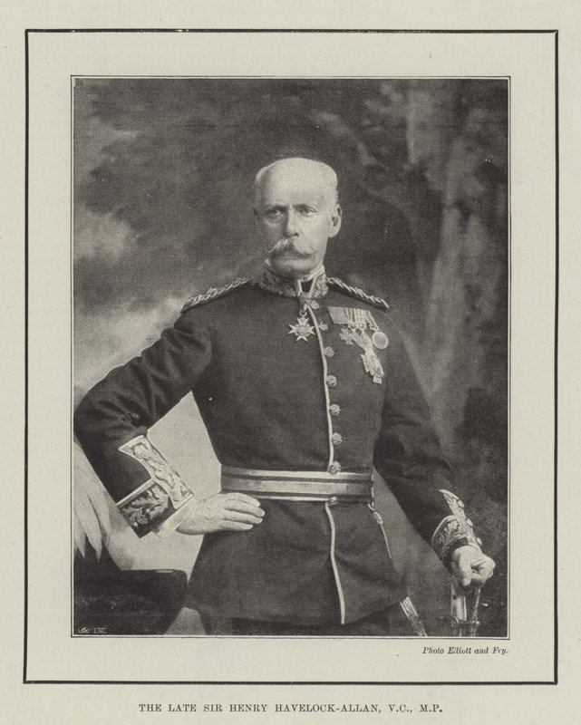 Den framlidne Sir Henry Havelock-Allan, VC, MP av English Photographer