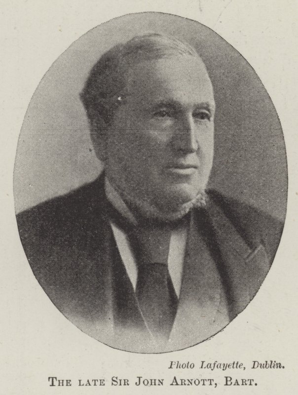 Den framlidne Sir John Arnott, Baronet av English Photographer