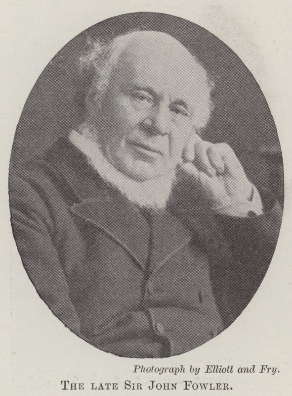 Den bortgångne Sir John Fowler av English Photographer