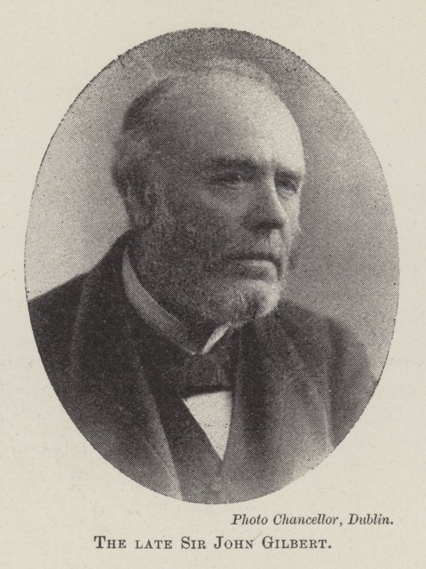 Den bortgångne Sir John Gilbert av English Photographer