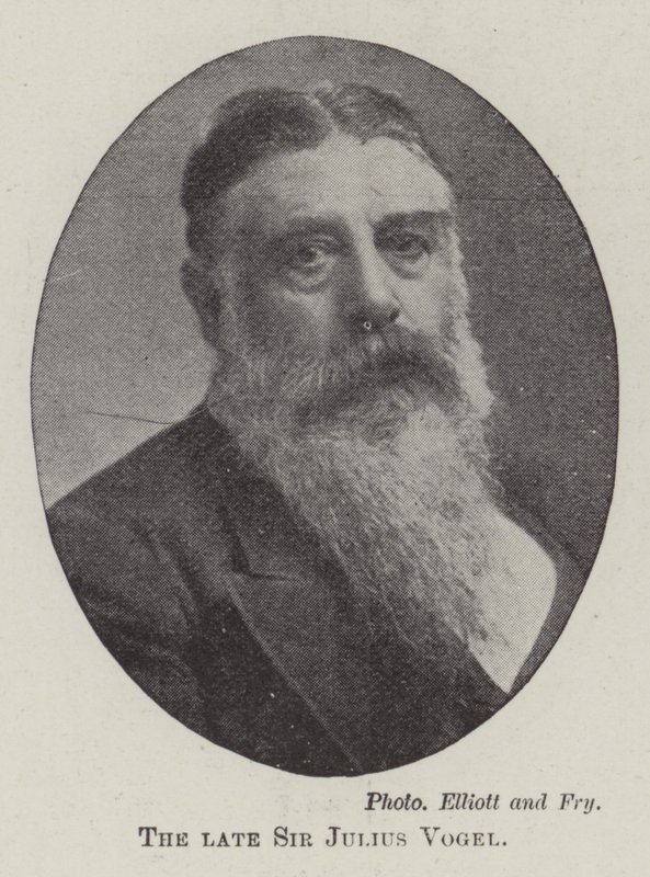 Den framlidne sir Julius Vogel av English Photographer