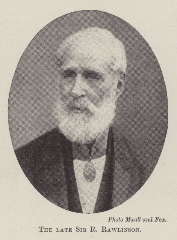 Den bortgångne Sir R Rawlinson av English Photographer