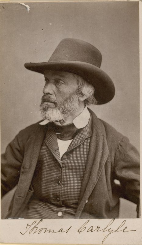 Thomas Carlyle av English Photographer