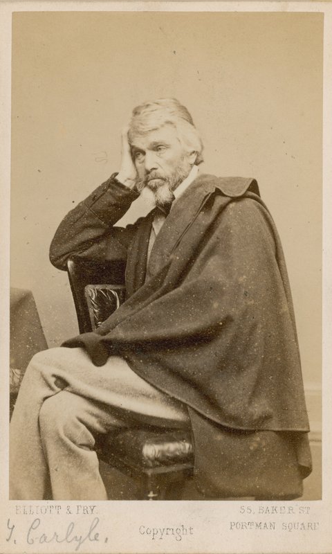 Thomas Carlyle av English Photographer