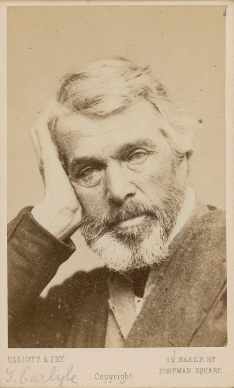 Thomas Carlyle av English Photographer