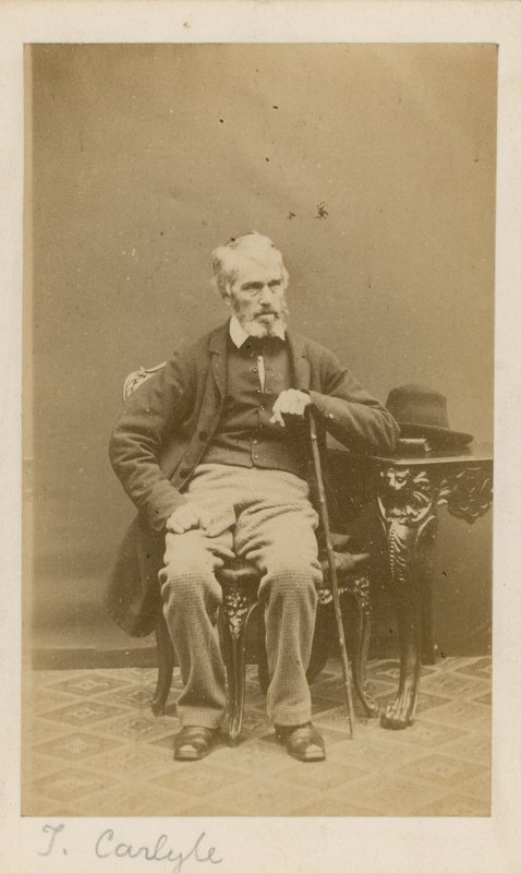 Thomas Carlyle av English Photographer