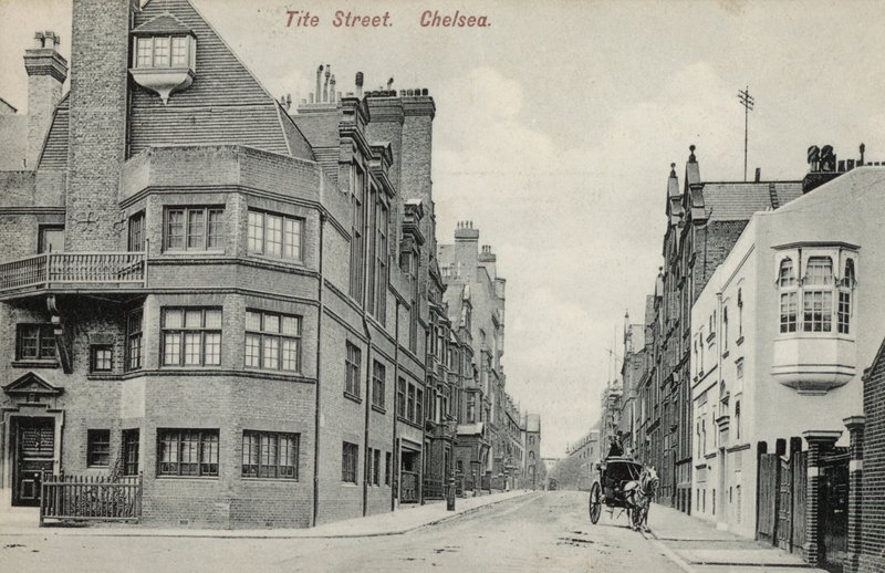 Tite Street, Chelsea, London (s/v foto) av English Photographer