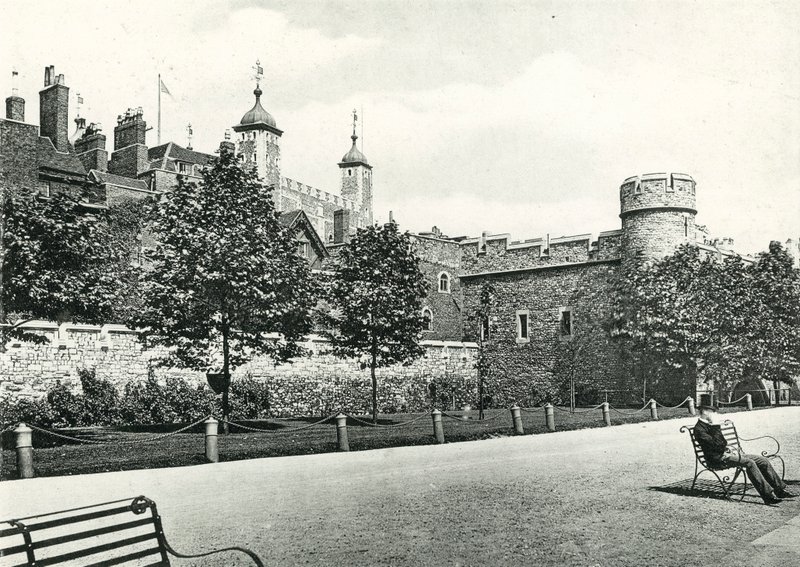 Tower of London från Wharf av English Photographer