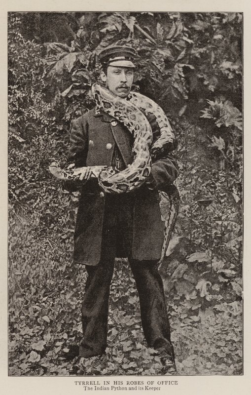 Tyrrell i sina ämbetskläder av English Photographer