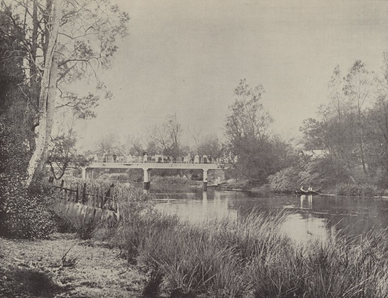 Undercliffe Bridge, Cooks River av English Photographer