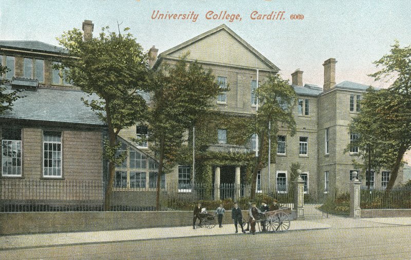 University College, Cardiff (färgfoto) av English Photographer