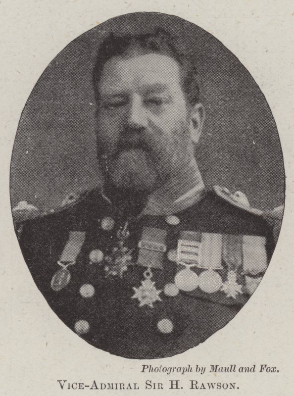 Viceamiral Sir H Rawson av English Photographer