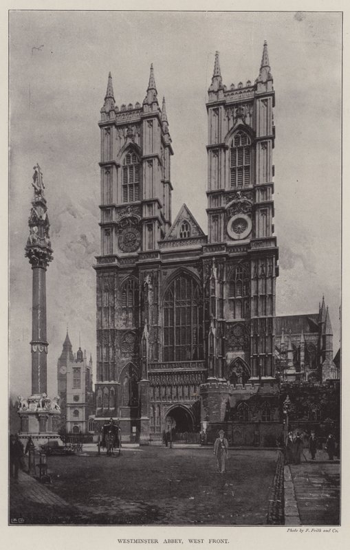 Westminster Abbey, West Front av English Photographer