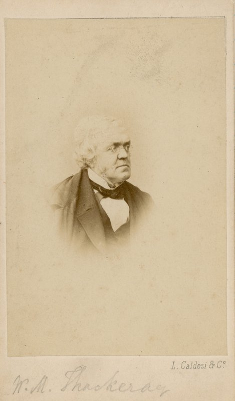 William Makepeace Thackeray av English Photographer