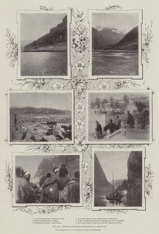 Med Mr Pritchard-Morgans Expedition i Szechuan av English Photographer