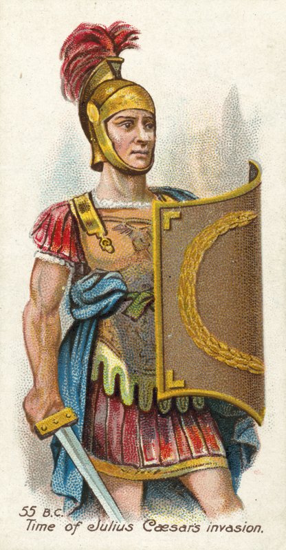 55 f.Kr., tiden för Julius Caesars invasion av English School