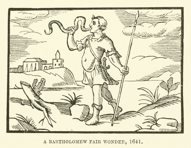 Ett underverk från Bartholomew Fair, 1641 av English School