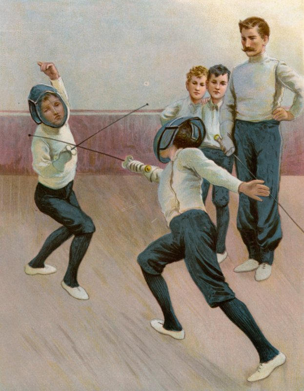 En kamp med folierna av English School