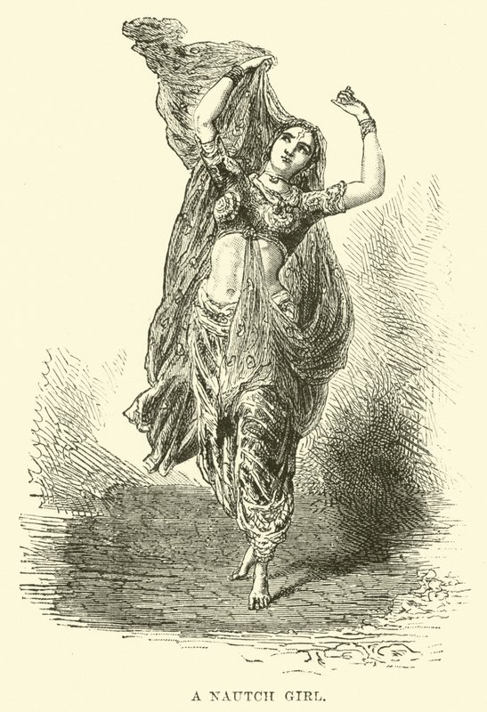 En Nautch Girl av English School