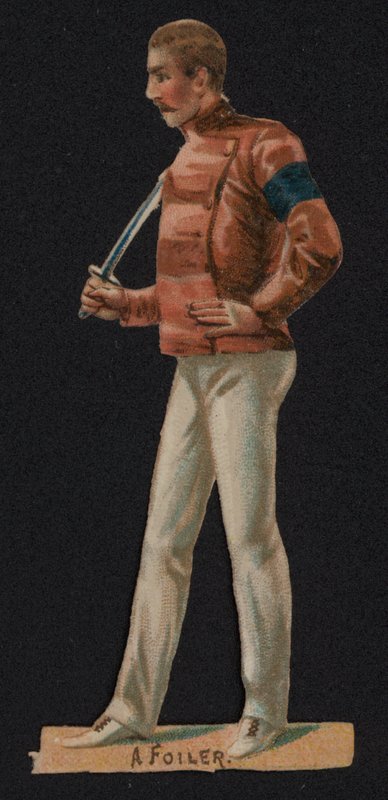 En foiler, fäktare (chromolitho) av English School