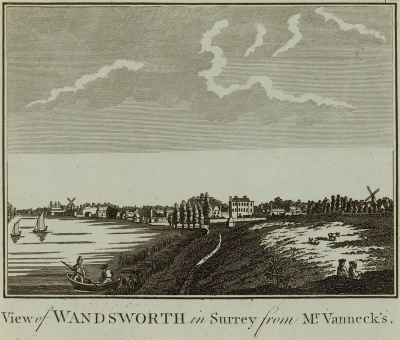 Utsikt över Wandsworth i Surrey av English School