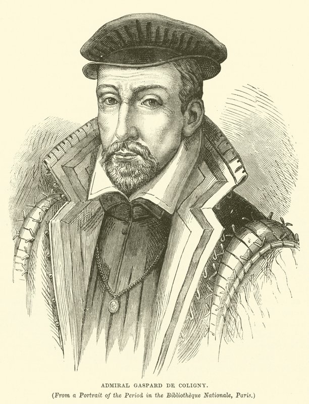 Amiral Gaspard de Coligny (gravyr) av English School