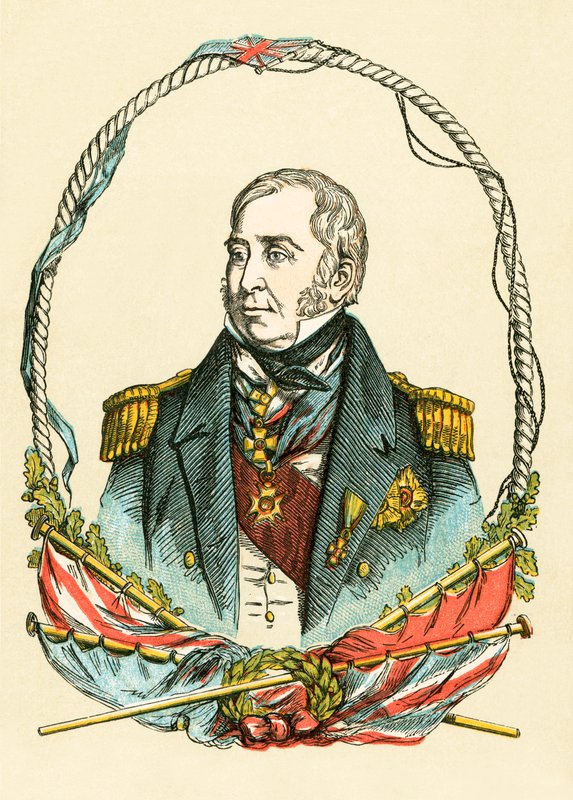 Amiral Sir Charles Napier av English School
