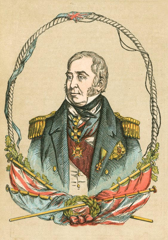 Amiral Sir Charles Napier av English School