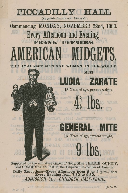 Annons för Frank Uffners American Midgets av English School
