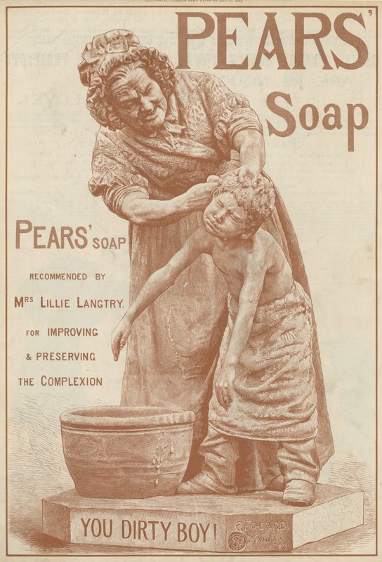 Annons för Pears Soap av English School