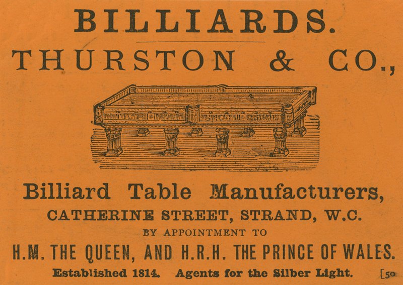 Annons för Thurston & Co av English School