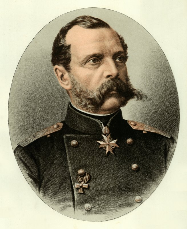 Alexander II, Mfalme wa Urusi av English School