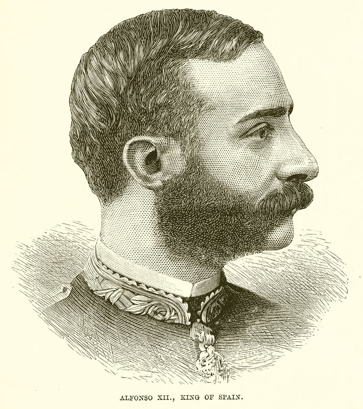 Alfonso XII, kung av Spanien av English School