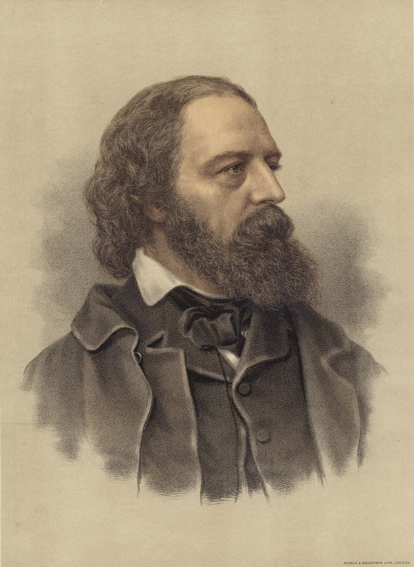 Alfred Lord Tennyson av English School
