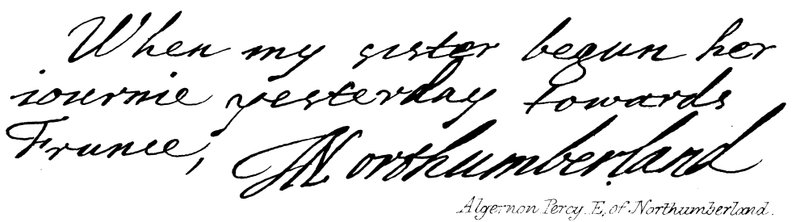 Algernon Percy, öst om Northumberland av English School