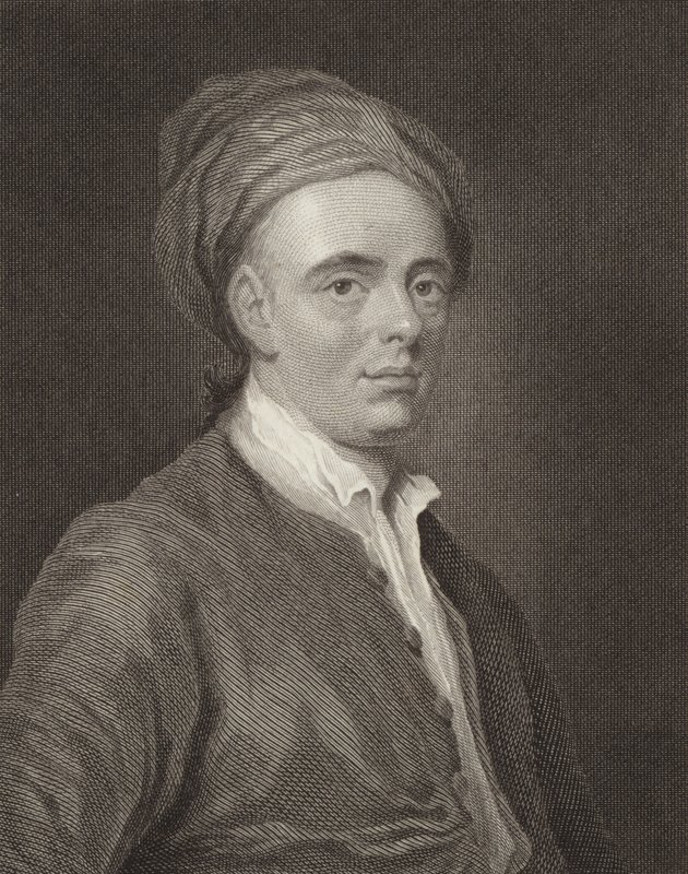 Allan Ramsay av English School