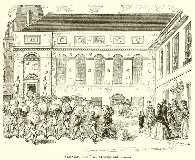 Almanacksdag i Stationers Hall av English School