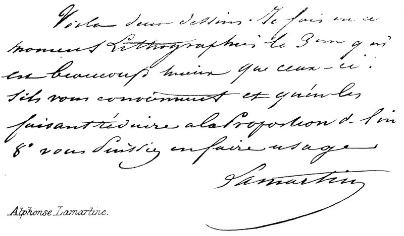 Alphonse Lamartine av English School