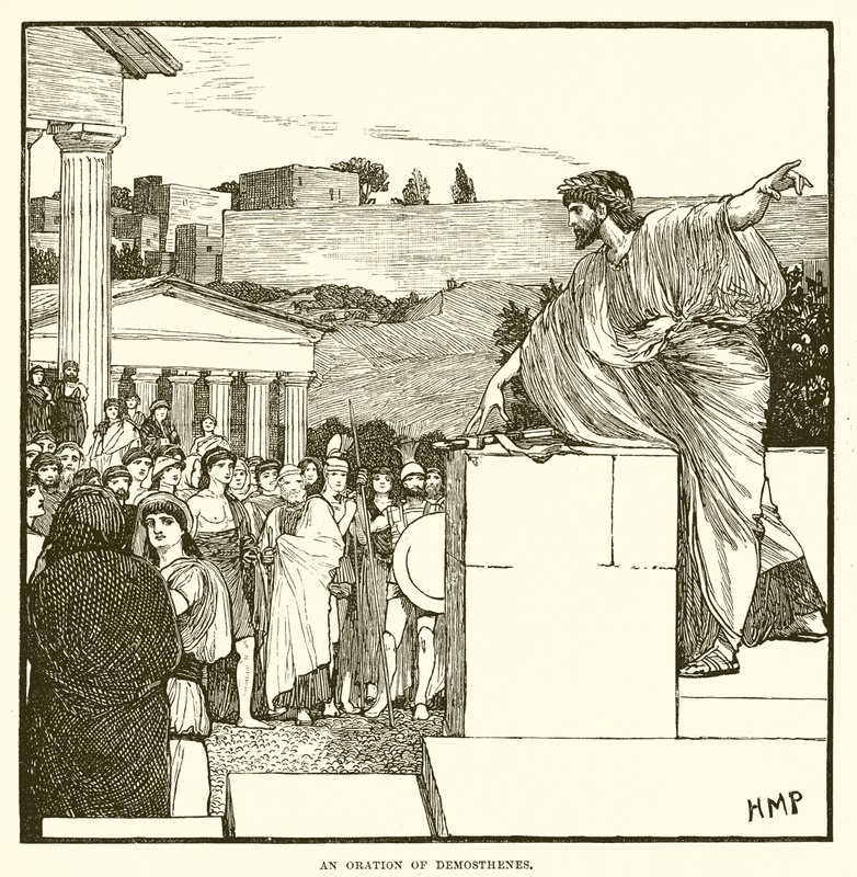 En tal om Demosthenes av English School