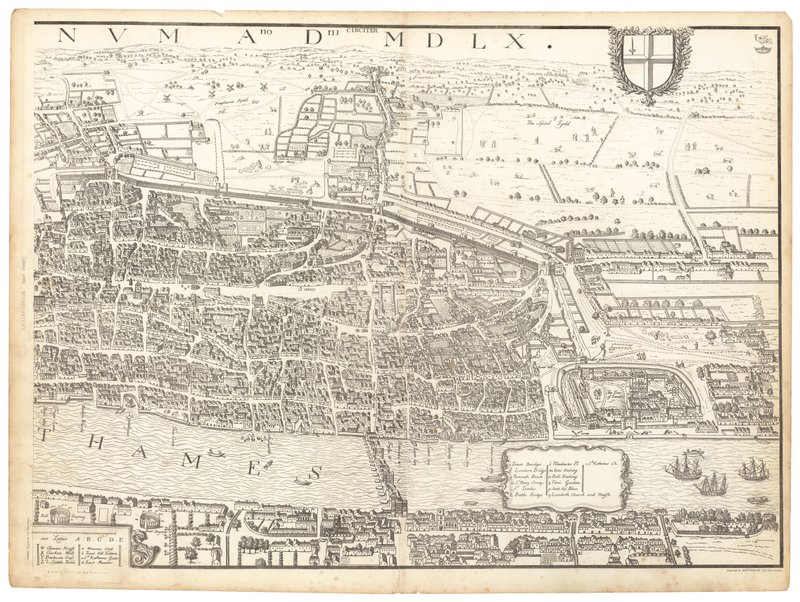 Forntida London. East Sheet av English School