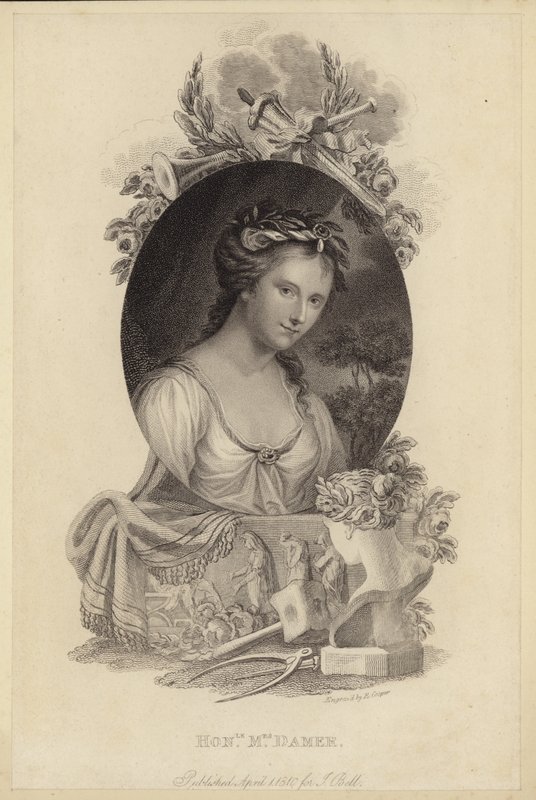 Anne Seymour Damer, av English School