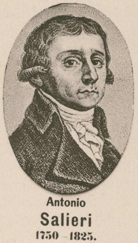 Antonio Salieri (gravyr) av English School