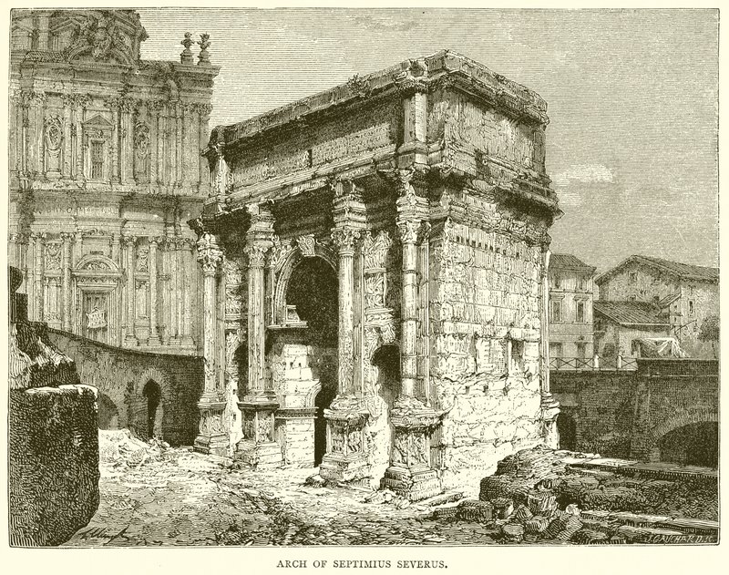 Båge av Septimius Severus av English School