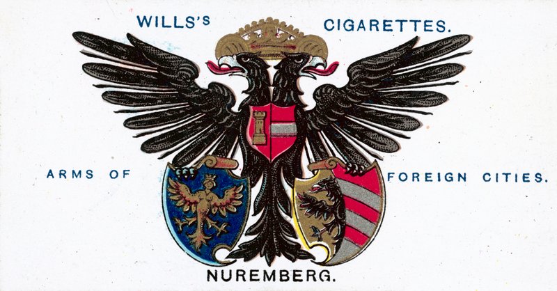 Arms of Nuremberg (chromolitho) av English School