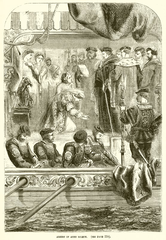 Arrestering av Anne Boleyn av English School