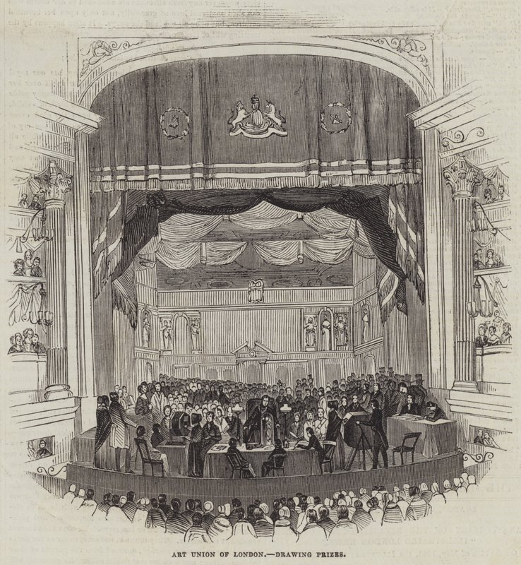 Art Union of London, teckningspriser (gravyr) av English School