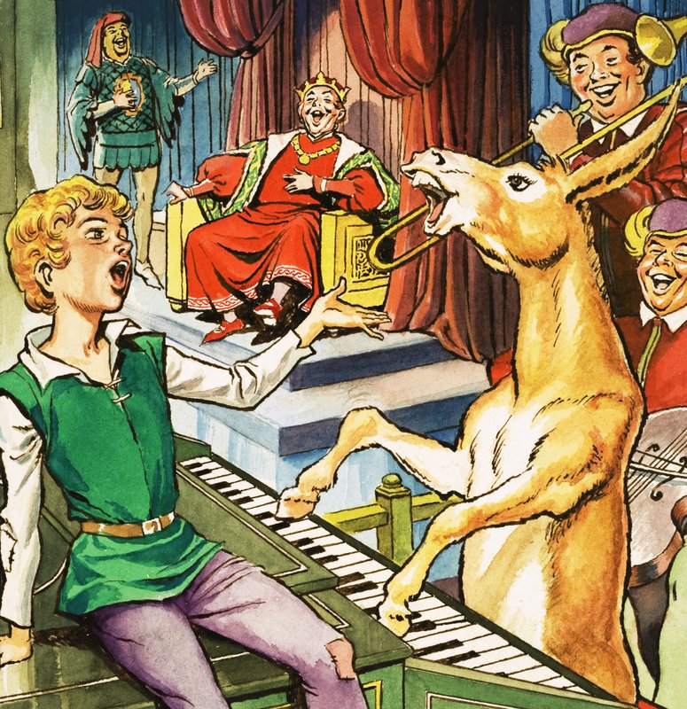 Asssång medan du spelar piano av English School