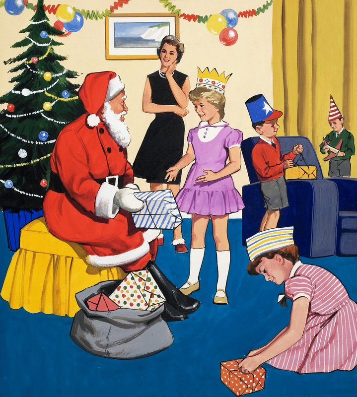 På en julfest av English School