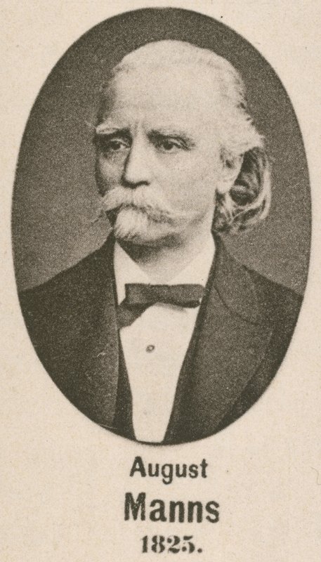 August Manns (gravyr) av English School