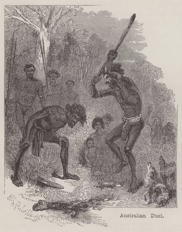 Australian Duell (gravyr) av English School